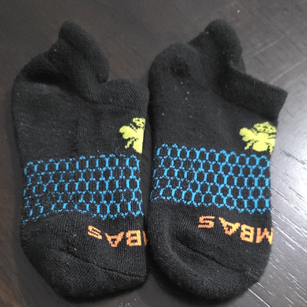 Black and Blue Patterned Socks